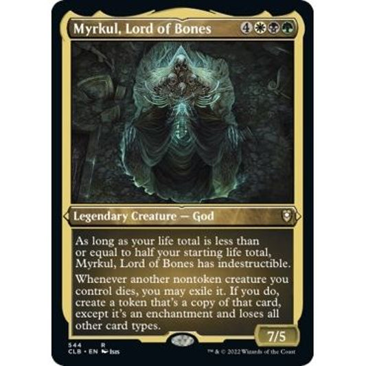 Image for Myrkul, Lord of Bones (Foil Etched) (544) (CLB) - Magic: The Gathering