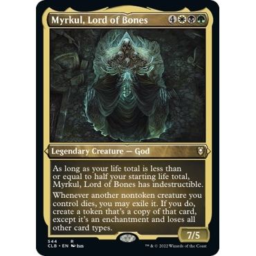 Image for Myrkul, Lord of Bones (Foil Etched) (544) (CLB) - Magic: The Gathering