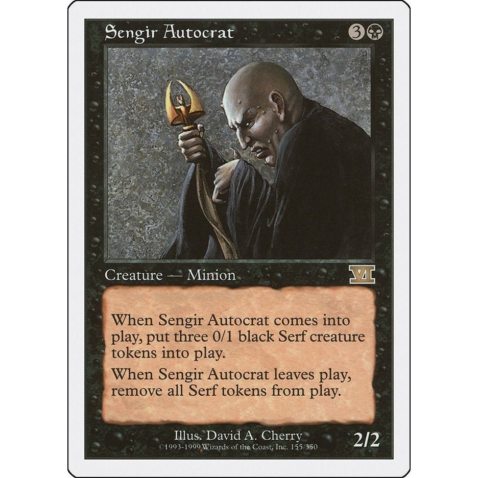 Image for Sengir Autocrat (155) (6ED) - Magic: The Gathering