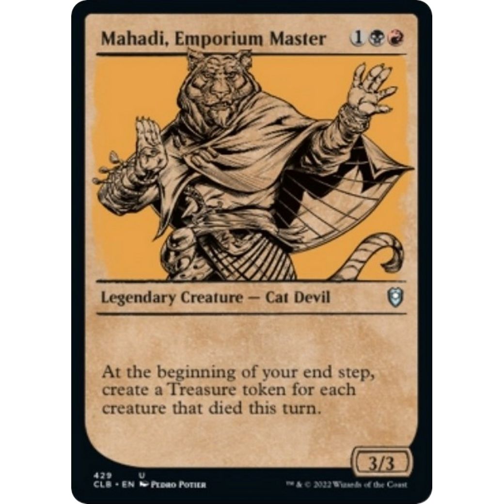 Image for Mahadi, Emporium Master (Showcase) (429) (CLB) - Magic: The Gathering