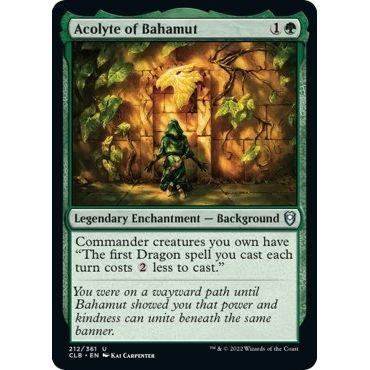 Image for Acolyte of Bahamut (212) (CLB) - Magic: The Gathering
