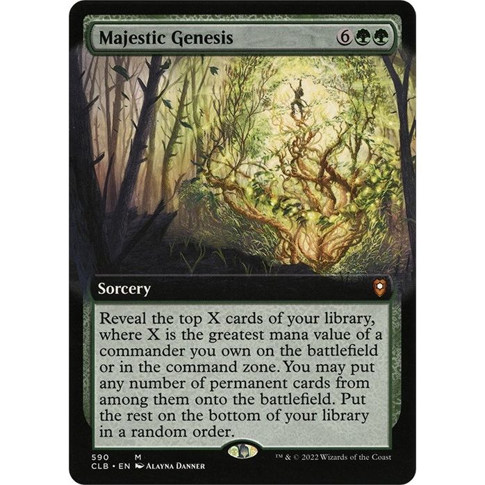 Image for Majestic Genesis (Extended Art) (590) (CLB) - Magic: The Gathering
