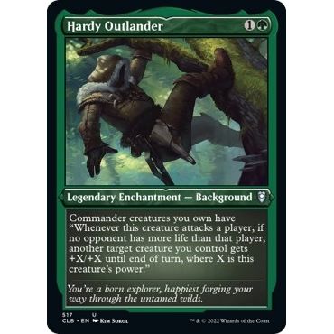Image for Hardy Outlander (Foil Etched) (517) (CLB) - Magic: The Gathering