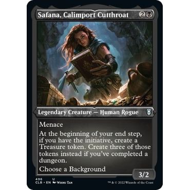 Image for Safana, Calimport Cutthroat (Foil Etched) (496) (CLB) - Magic: The Gathering