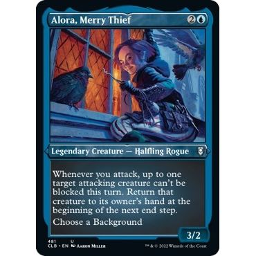 Image for Alora, Merry Thief (Foil Etched) (481) (CLB) - Magic: The Gathering