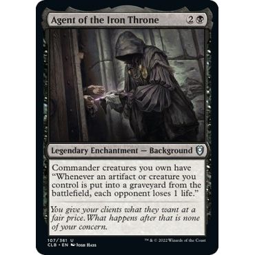 Image for Agent of the Iron Throne (107) (CLB) - Magic: The Gathering