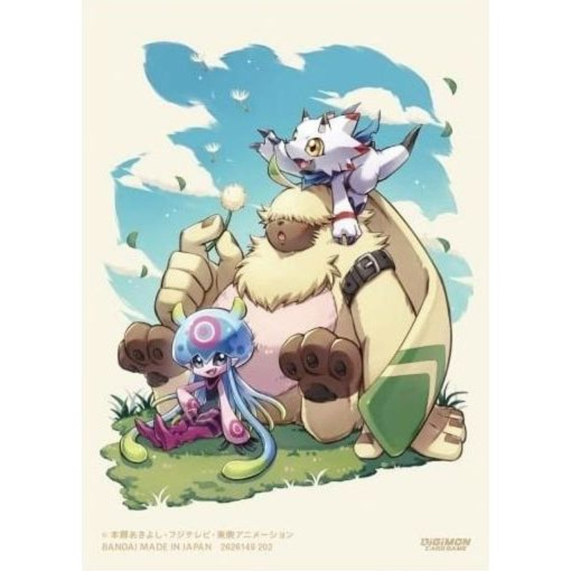 Image for Digimon Card Game Official Sleeves - Digimon Gammamon, Angoramon & Jellymon Card Sleeves 2022 (60-Pack) - Card Sleeves