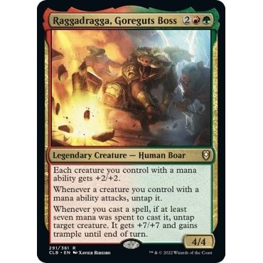 Image for Raggadragga, Goreguts Boss (291) (CLB) - Magic: The Gathering