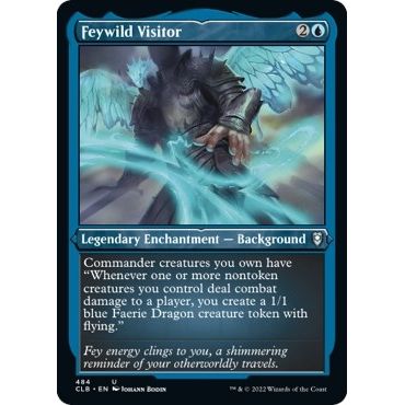 Image for Feywild Visitor (Foil Etched) (484) (CLB) - Magic: The Gathering