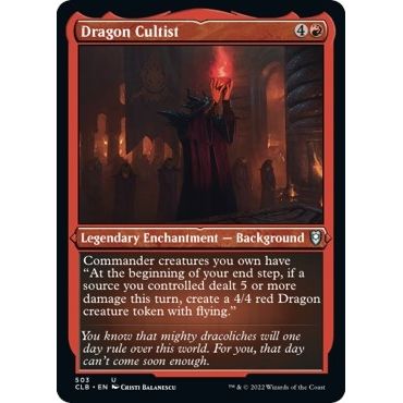 Image for Dragon Cultist (Foil Etched) (503) (CLB) - Magic: The Gathering