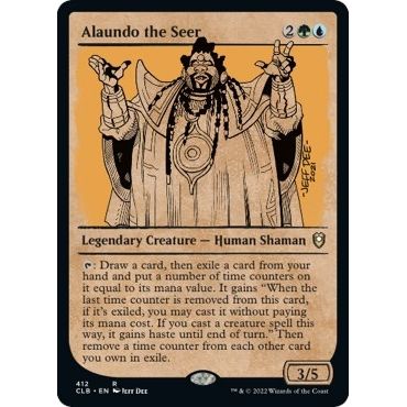 Image for Alaundo the Seer (Showcase) (412) (CLB) - Magic: The Gathering