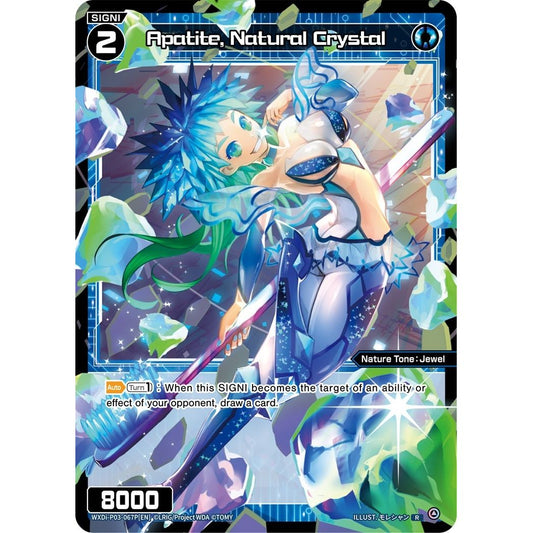 Image for Apatite, Natural Crystal (Parallel Foil) (WXDi-P03-067P[EN]) (WXDi-P03) - WIXOSS