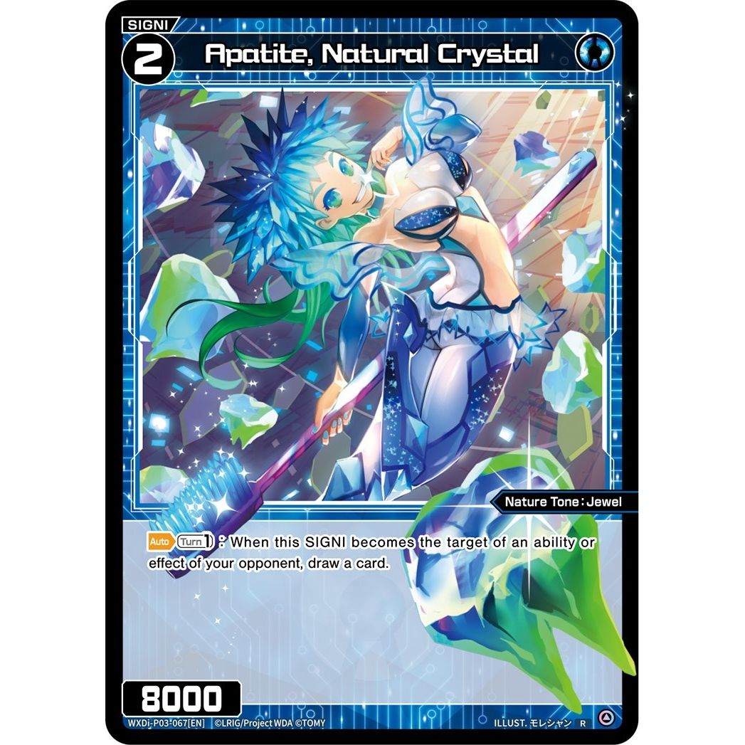 Image for Apatite, Natural Crystal (WXDi-P03-067[EN]) (WXDi-P03) - WIXOSS