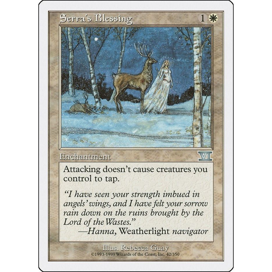 Image for Serra's Blessing (42) (6ED) - Magic: The Gathering