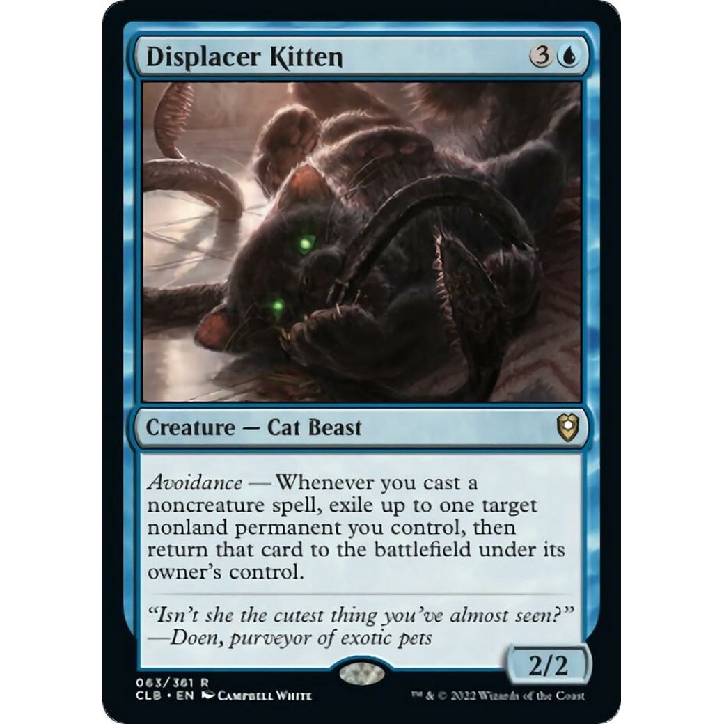 Image for Displacer Kitten (63) (CLB) - Magic: The Gathering