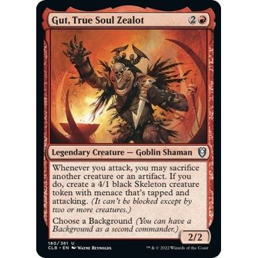 Image for Gut, True Soul Zealot (180) (CLB) - Magic: The Gathering