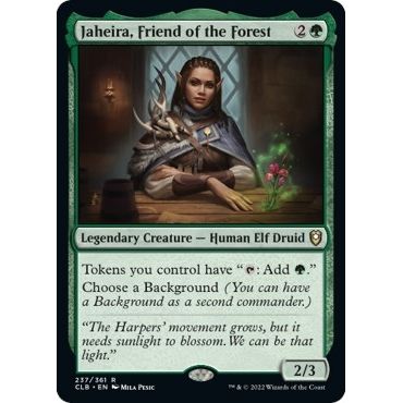 Image for Jaheira, Friend of the Forest (237) (CLB) - Magic: The Gathering