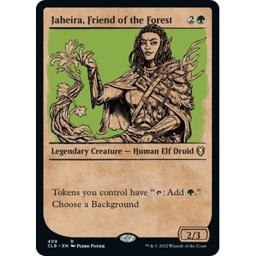 Image for Jaheira, Friend of the Forest (Showcase) (409) (CLB) - Magic: The Gathering