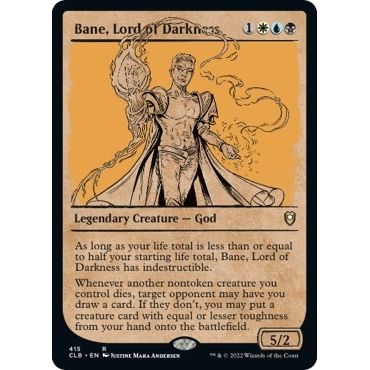 Image for Bane, Lord of Darkness (Showcase) (415) (CLB) - Magic: The Gathering