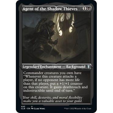Image for Agent of the Shadow Thieves (Foil Etched) (493) (CLB) - Magic: The Gathering