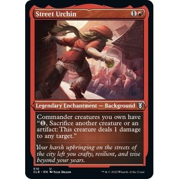Image for Street Urchin (Foil Etched) (510) (CLB) - Magic: The Gathering