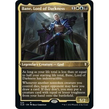 Image for Bane, Lord of Darkness (Foil Etched) (526) (CLB) - Magic: The Gathering