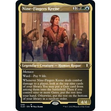 Image for Nine-Fingers Keene (Foil Etched) (546) (CLB) - Magic: The Gathering