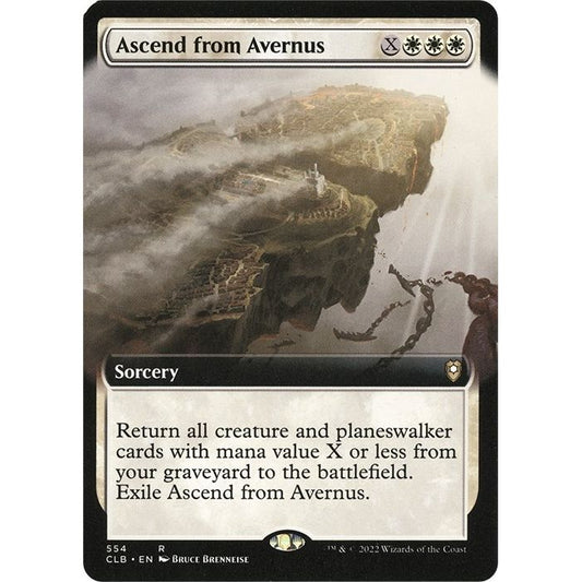 Image for Ascend from Avernus (Extended Art) (554) (CLB) - Magic: The Gathering