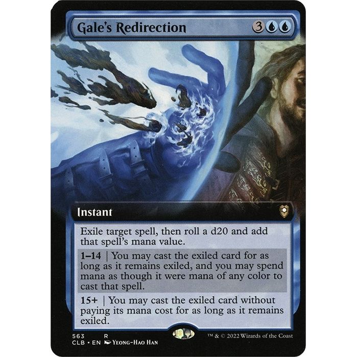 Image for Gale's Redirection (Extended Art) (563) (CLB) - Magic: The Gathering