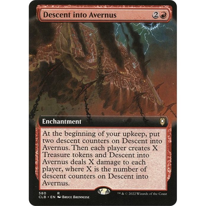 Image for Descent into Avernus (Extended Art) (580) (CLB) - Magic: The Gathering