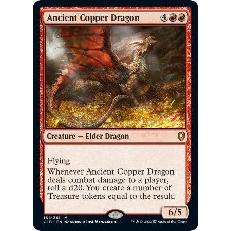 Image for Ancient Copper Dragon (161) (CLB) - Magic: The Gathering