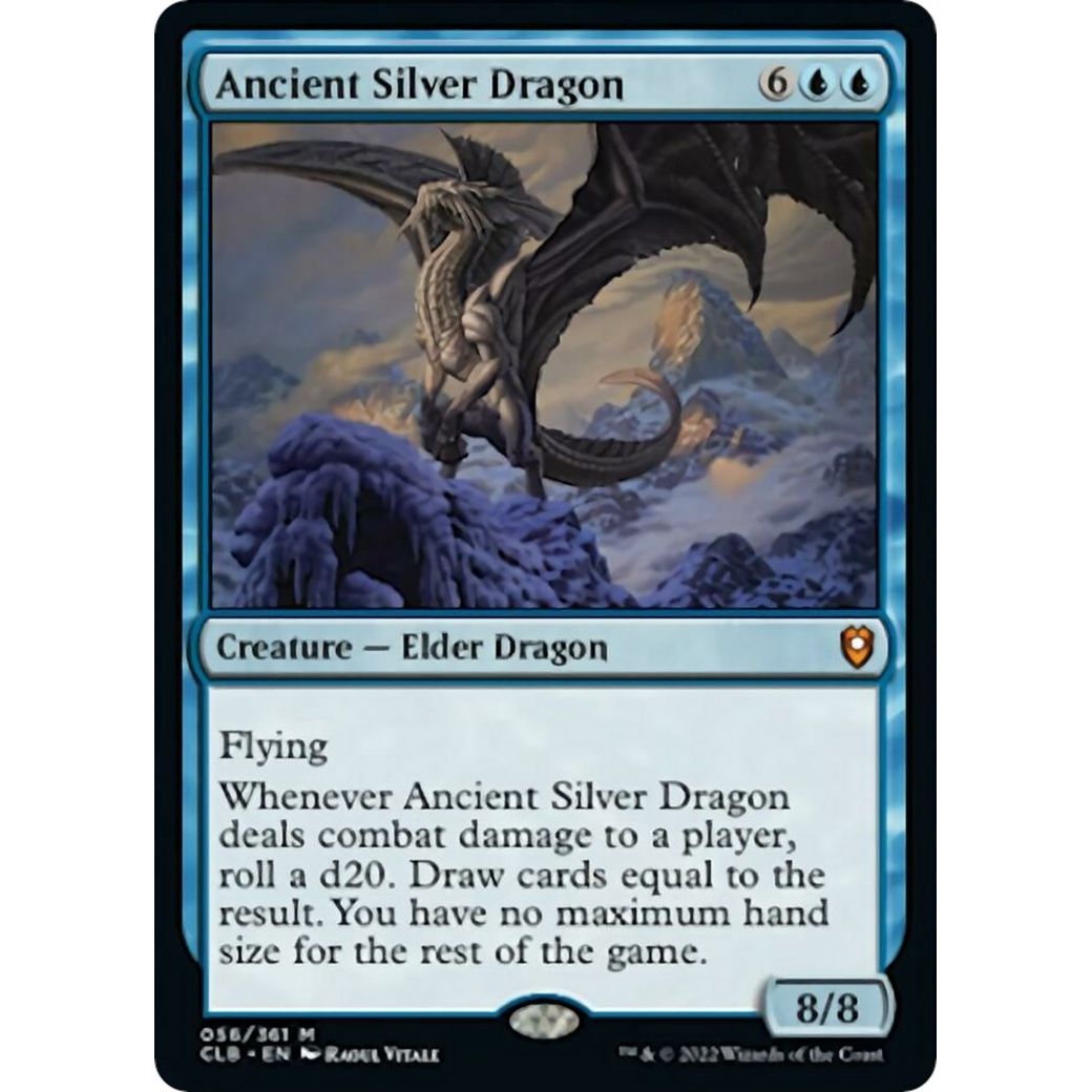 Image for Ancient Silver Dragon (56) (CLB) - Magic: The Gathering