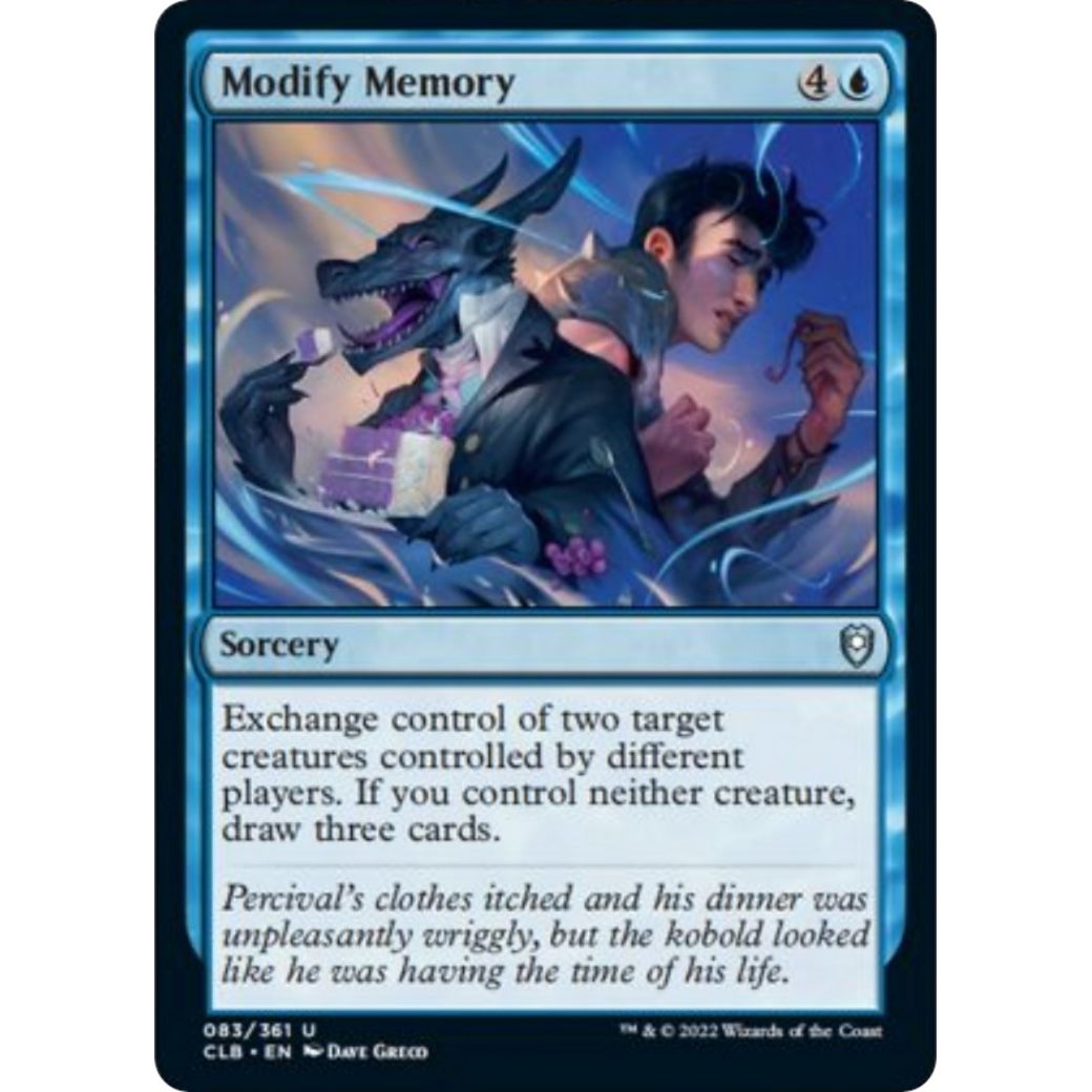 Image for Modify Memory (83) (CLB) - Magic: The Gathering