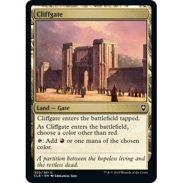 Image for Cliffgate (350) (CLB) - Magic: The Gathering