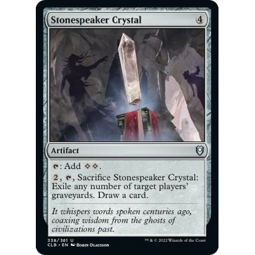 Image for Stonespeaker Crystal (338) (CLB) - Magic: The Gathering