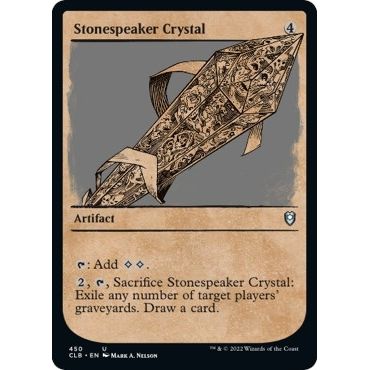 Image for Stonespeaker Crystal (Showcase) (450) (CLB) - Magic: The Gathering