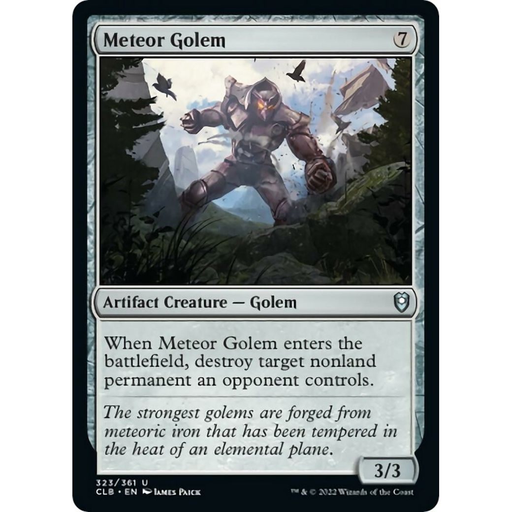 Image for Meteor Golem (323) (CLB) - Magic: The Gathering