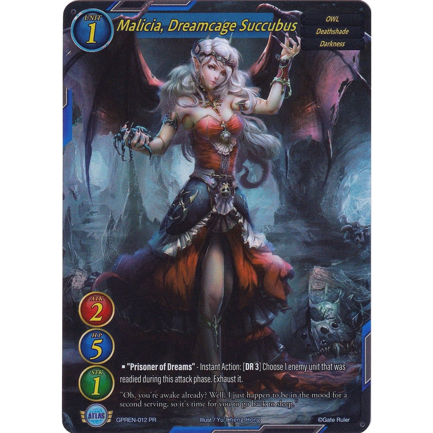 Image for Malicia, Dreamcage Succubus (GPREN-012 PR) (GPR) - Gate Ruler