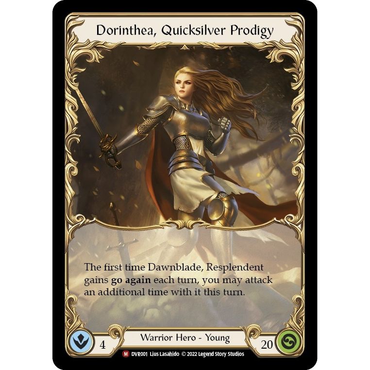 Image for Dorinthea, Quicksilver Prodigy (DVR001) (RVD/DVR) - Flesh and Blood TCG