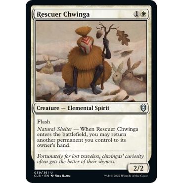 Image for Rescuer Chwinga (39) (CLB) - Magic: The Gathering