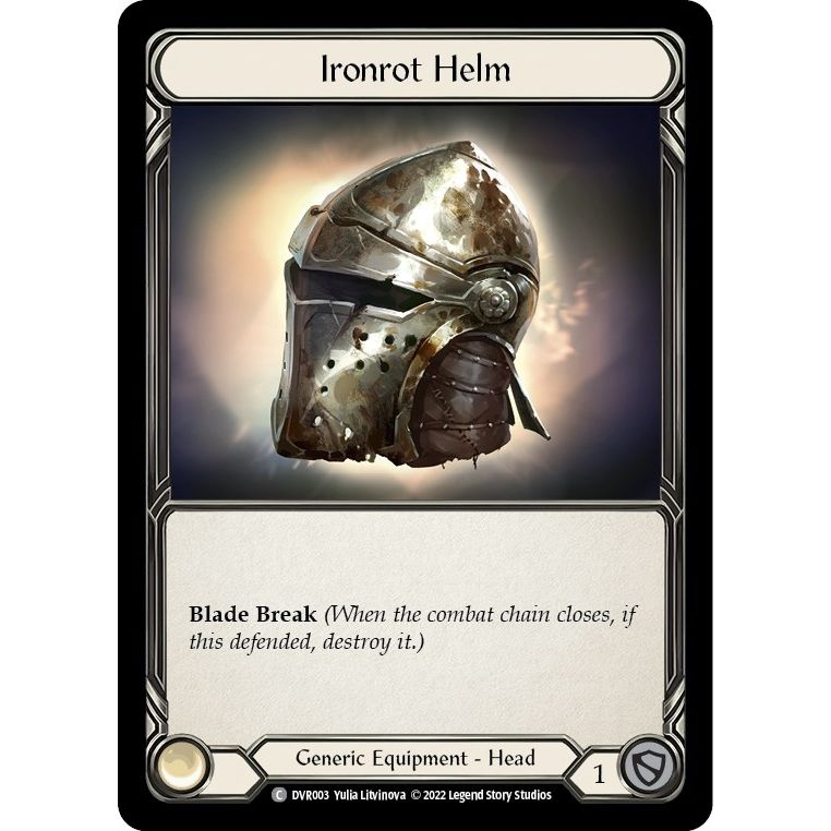 Image for Ironrot Helm (DVR003) (RVD/DVR) - Flesh and Blood TCG