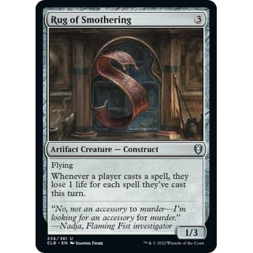 Image for Rug of Smothering (336) (CLB) - Magic: The Gathering