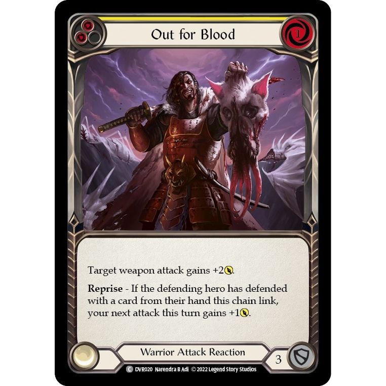 Image for Out for Blood (DVR020) (RVD/DVR) - Flesh and Blood TCG