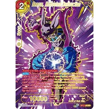Image for Beerus, Motivated Destruction (SPR) (BT17-134) (DBS-B17) - Dragon Ball Super: Masters