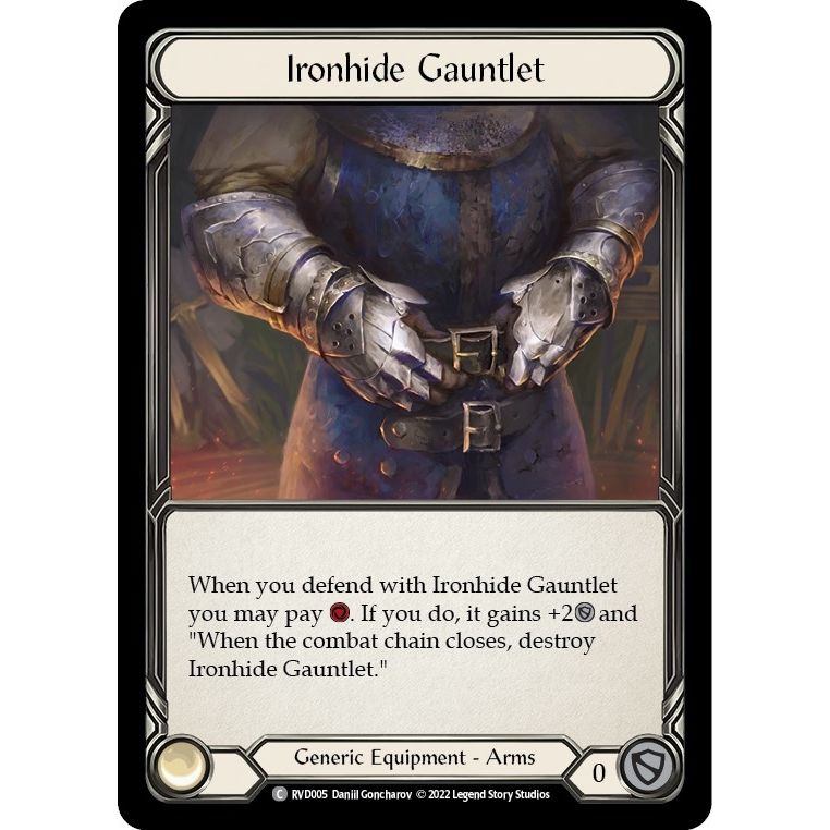 Image for Ironhide Gauntlet (RVD005) (RVD/DVR) - Flesh and Blood TCG