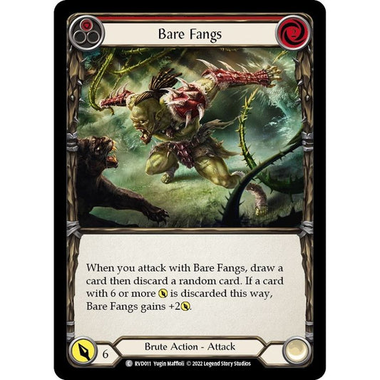 Image for Bare Fangs (RVD011) (RVD/DVR) - Flesh and Blood TCG