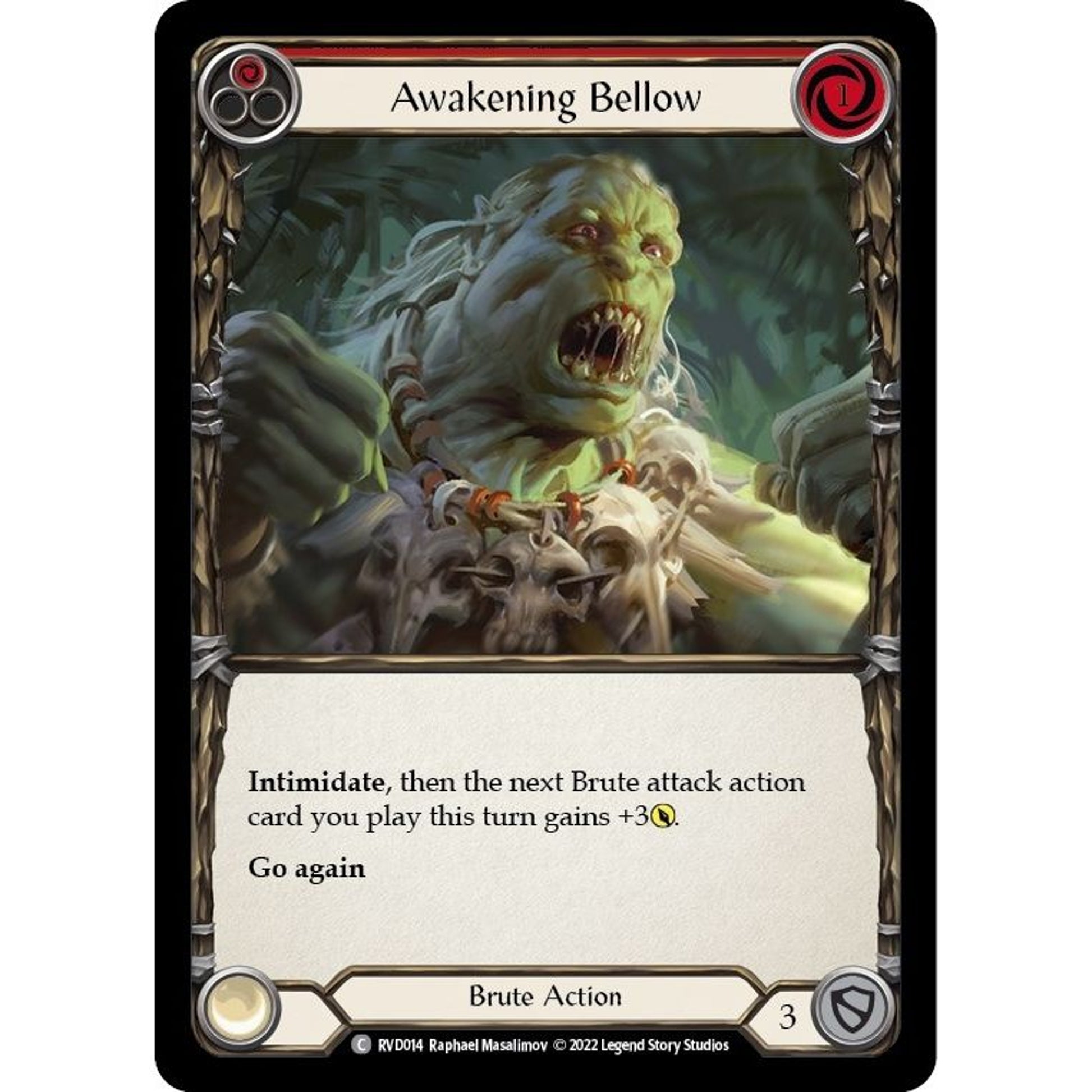 Image for Awakening Bellow (RVD014) (RVD/DVR) - Flesh and Blood TCG