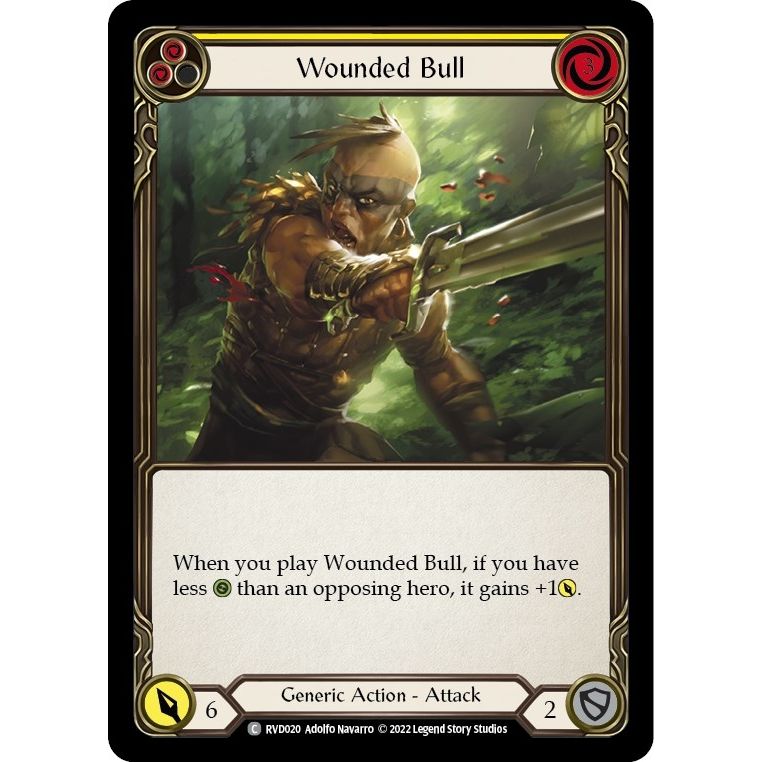 Image for Wounded Bull (RVD020) (RVD/DVR) - Flesh and Blood TCG