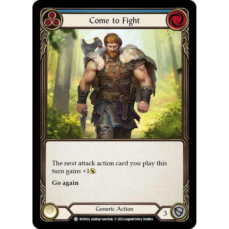 Image for Come to Fight (RVD024) (RVD/DVR) - Flesh and Blood TCG