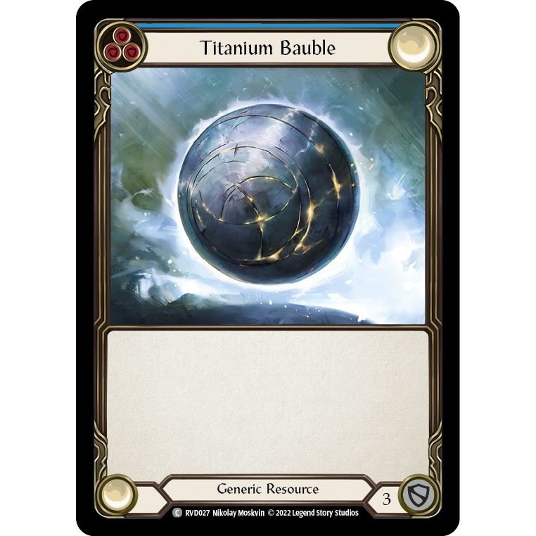 Image for Titanium Bauble (Rhinar) (RVD027) (RVD/DVR) - Flesh and Blood TCG